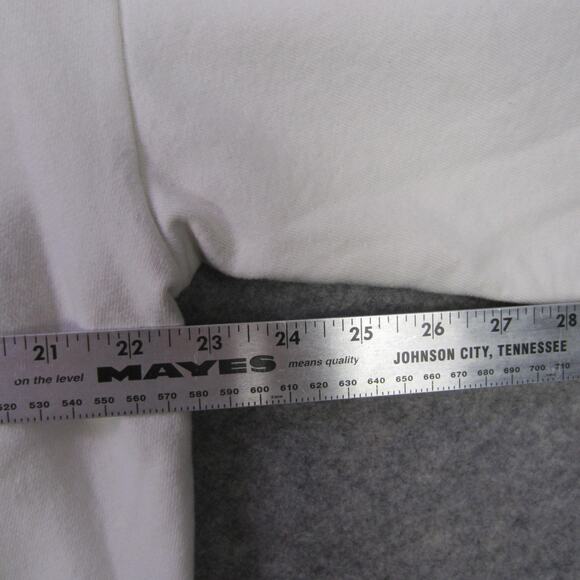 Barry's Sweatshirt Mens 2XL White Crewneck Pullover Gym Fitness Athletic Logo - Picture 6 of 9